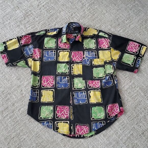 Java Lava | Retro Abstract Color Shirt - Picture 1 of 7